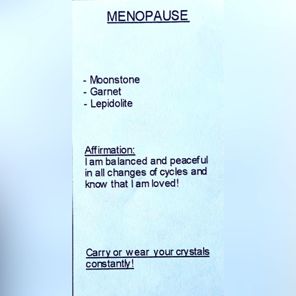 Handcrafted Healing/Comfort Bracelet for Menopause - Picture 3 of 3